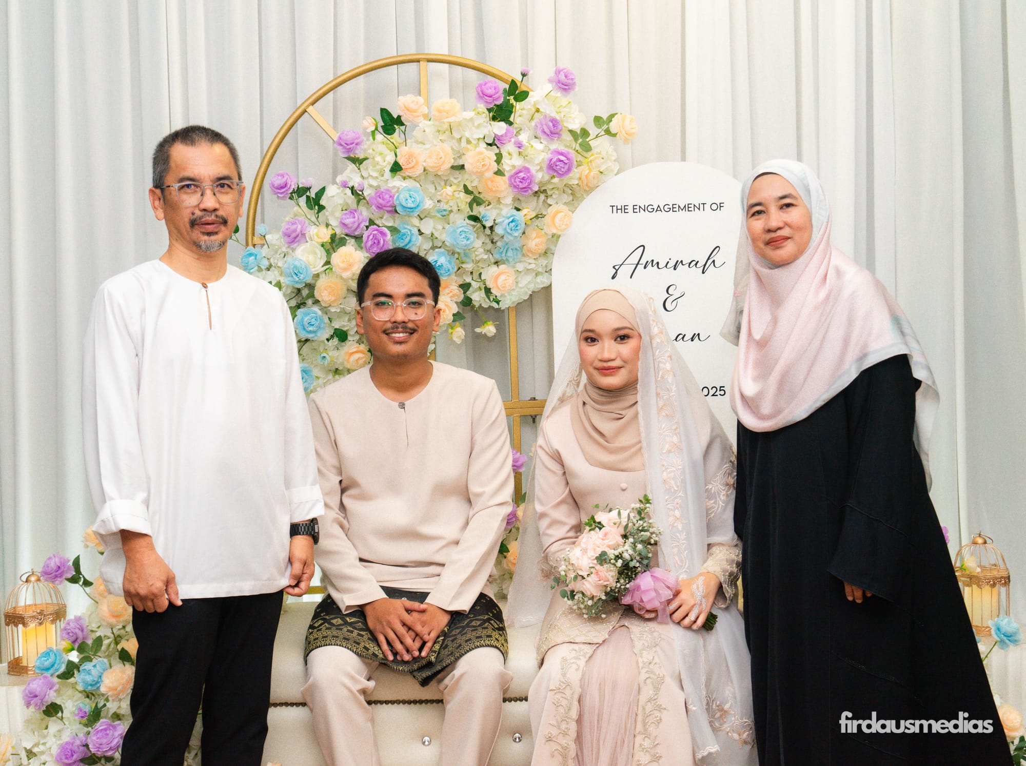 Engagement session photographed by firdausmedias