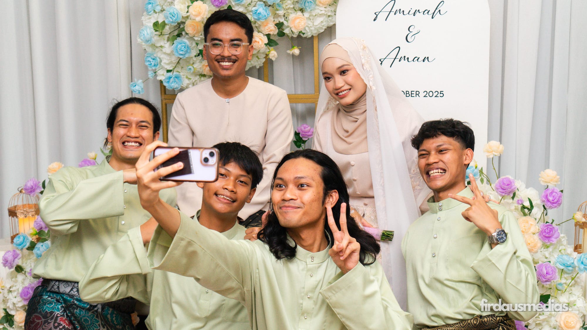 Engagement session photographed by firdausmedias