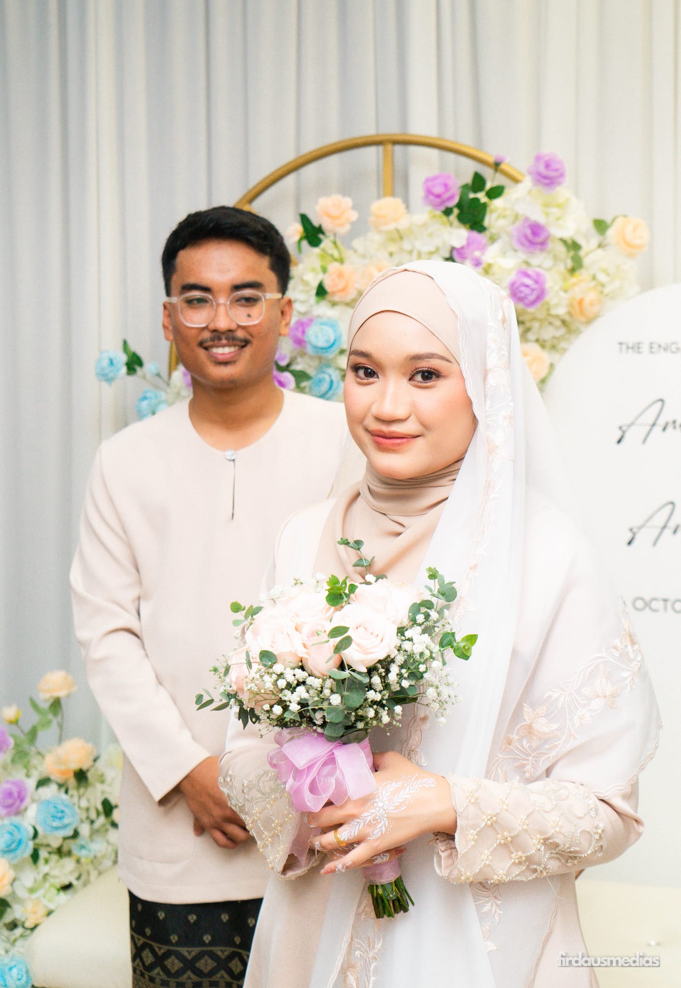 Engagement session photographed by firdausmedias