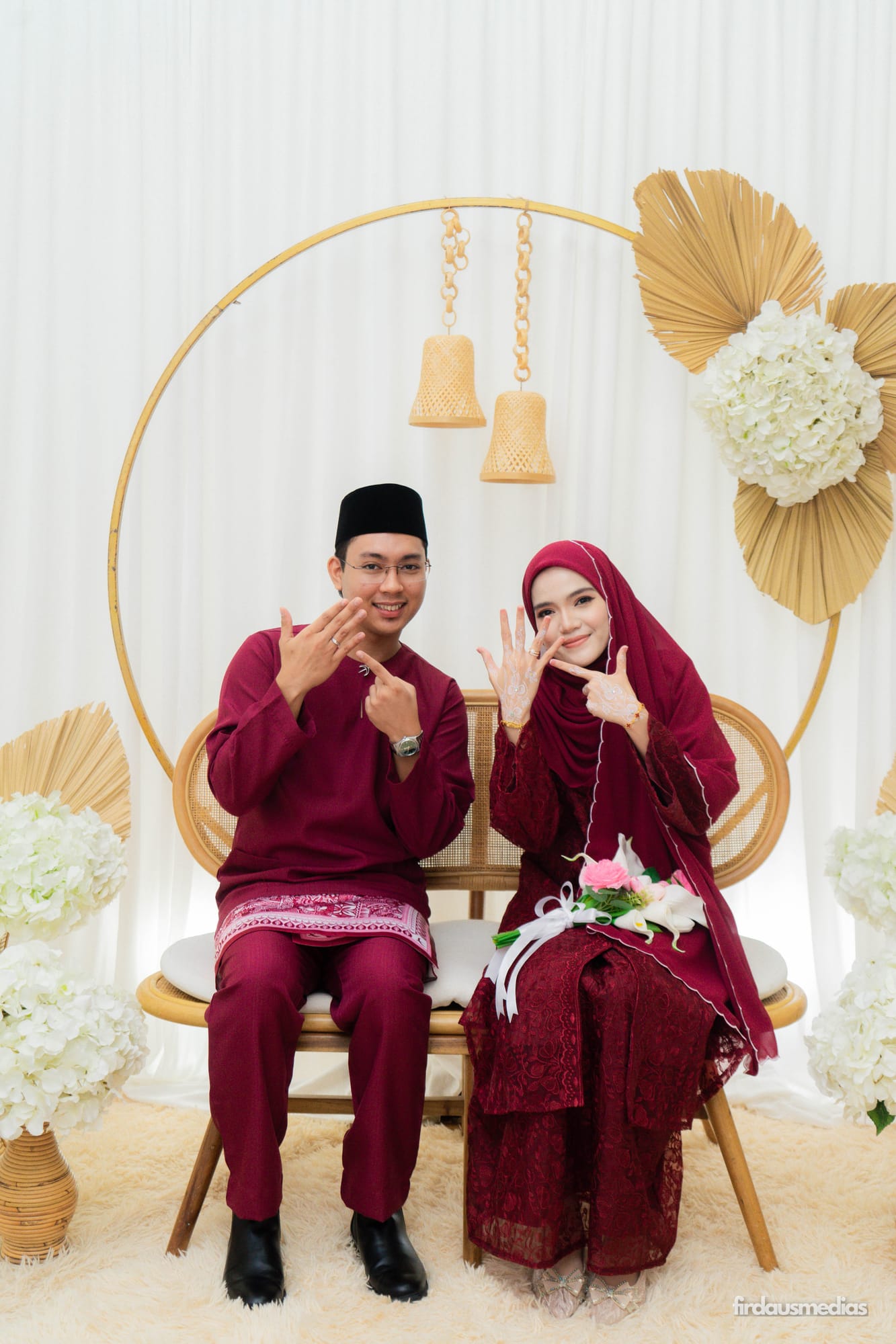 Engagement session photographed by firdausmedias