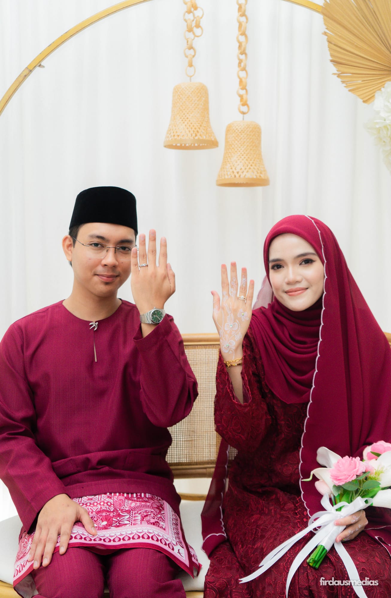 Engagement session photographed by firdausmedias
