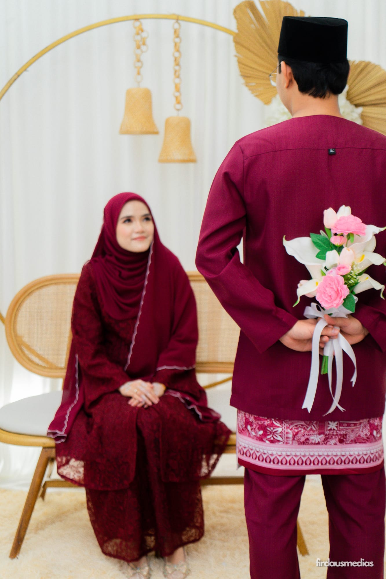 Engagement session photographed by firdausmedias