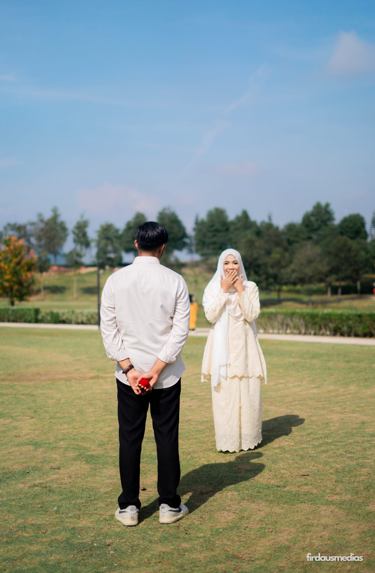Pre-wedding session photographed by firdausmedias